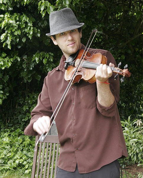 Ranger Sciacca playing violin